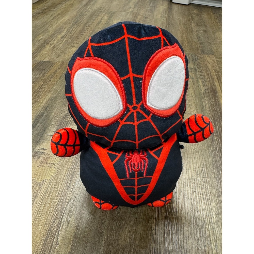 Miles Morales Spidey and His Amazing Friends Hug Mees Squishmallow Plush 10 Inch